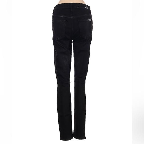 7 For All Mankind Ripped & Distressed Skinny Leg Cut Women’s Waist 25 - Picture 2 of 14